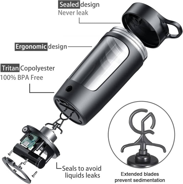 Premium Electric Shaker Bottle™